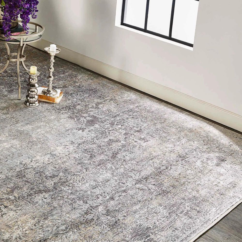 Feizy 3964F Sarrant Gray 12&#39; x 15&#39; Area Rug, , large