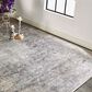 Feizy 3964F Sarrant Gray 12" x 15" Area Rug, , large