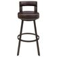 Blue River Flynn 26" Swivel Counter Stool in Brown, , large
