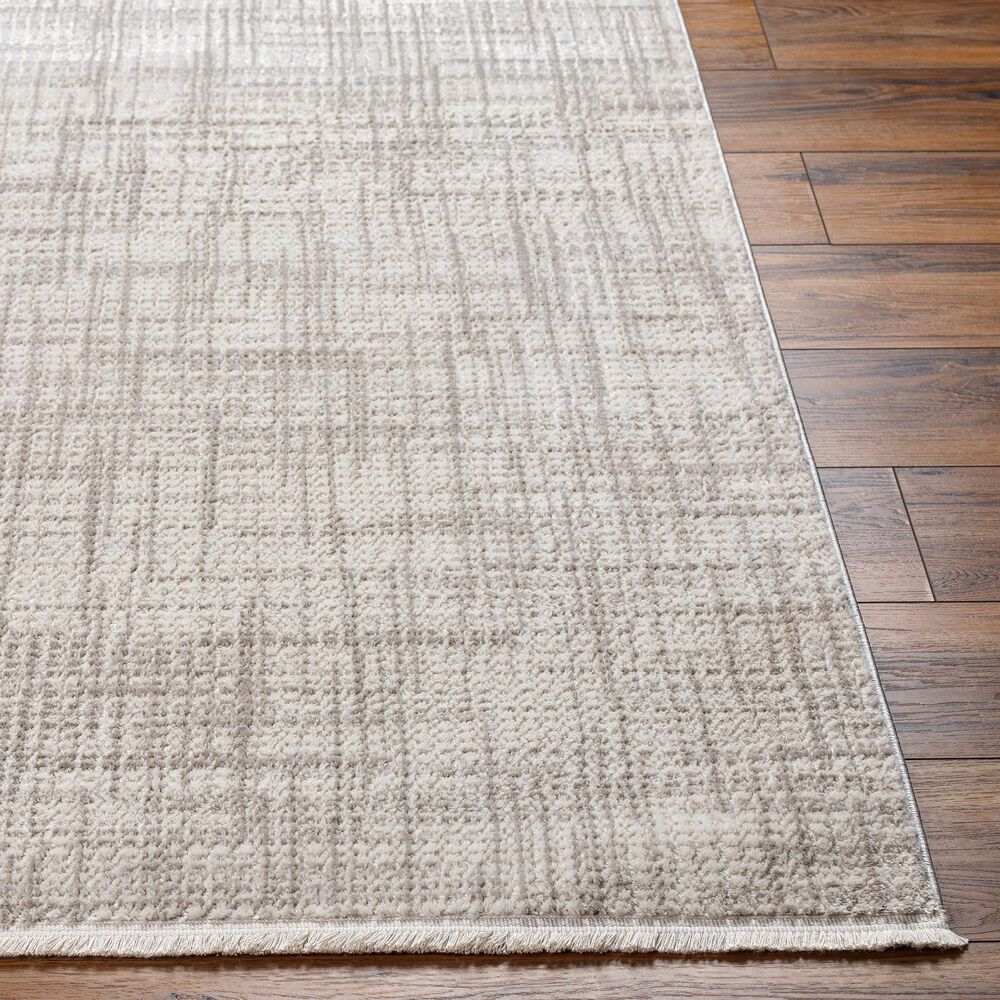 Surya Masha Geometric 9&#39;2&quot; x 12&#39; Ivory, Cream, Gray and Light Brown Area Rug, , large