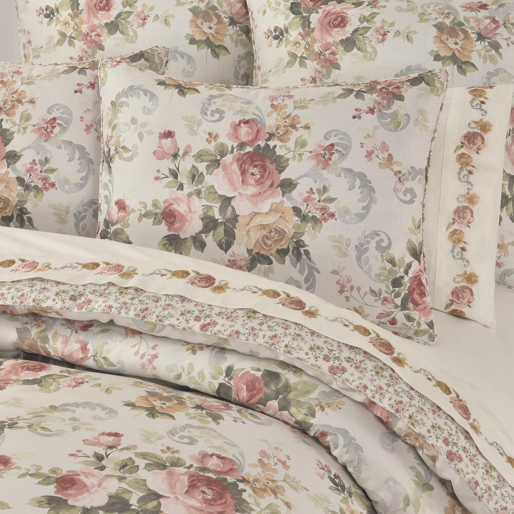 J. Queen New York Chablis 4-Piece King Comforter Set in Rose Gold, , large