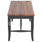 Canadel Champlain Bench in Black/Spice Washed, , large