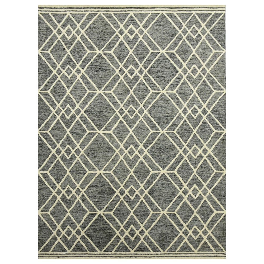 Amer Rugs Vista 9" x 13" Gray Area Rug, , large