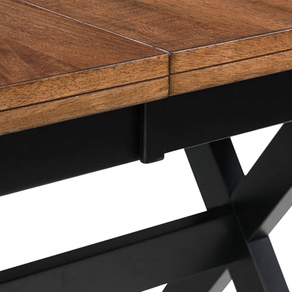 Ashley Wildenauer Counter Height Table with 18" Butterfly Leaf in Brown and Black - Table Only, , large