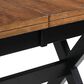 Ashley Wildenauer Counter Height Table with 18" Butterfly Leaf in Brown and Black - Table Only, , large