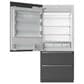 Sub Zero Designer 20.4 Cu. Ft. Over and Under Refrigerator with Left Hinge in Panel Ready, , large