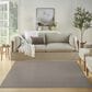 Nourison Courtyard Ivory and Charcoal 6" Square Indoor/Outdoor Area Rug, , large