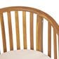 Hearth and Haven Outdoor Dining Chair with Cream Cushion in Teak (Set of 2), , large