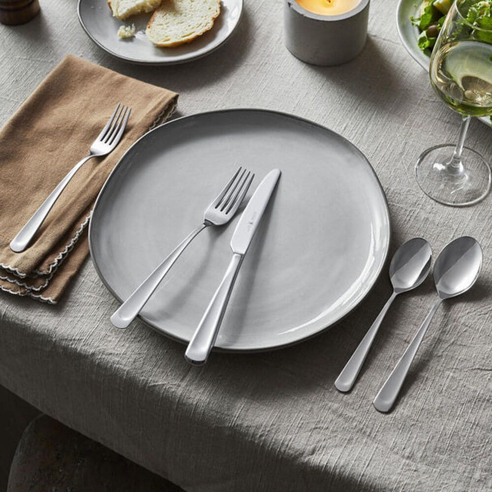 Zwilling Silvano 45-Piece Flatware Set in Stainless Steel, , large