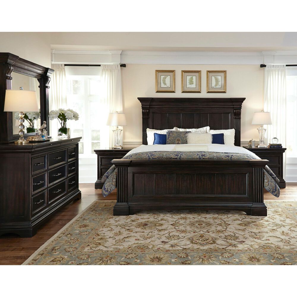 Nicolette Home Caldwell 3-Piece King Bedroom Set in Deep Brown, , large