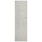 Dalyn Rug Company Soft Essentials Solid Ivory 2"3" x 7"6" Indoor/Outdoor Runner, , large