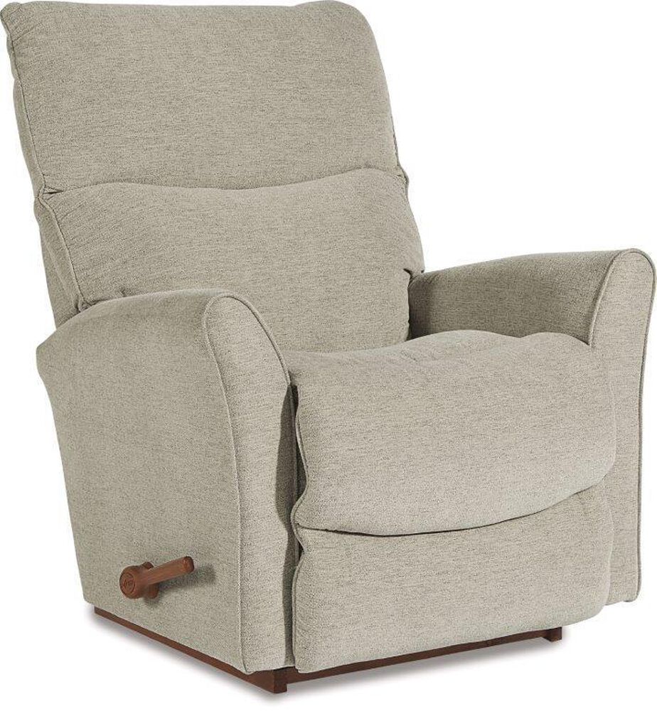 La-Z-Boy Rowan Manual Rocker Recliner in Gray, , large