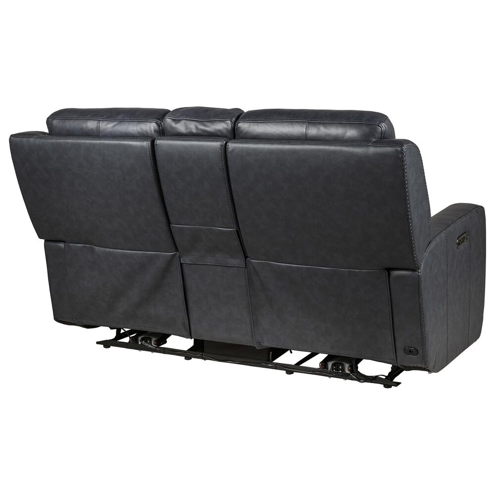 Bassett Norwood Power Reclining Loveseat in Slate, , large