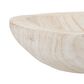 Creative Coop Hand-Carved Wood Bowl in Whitewashed, , large