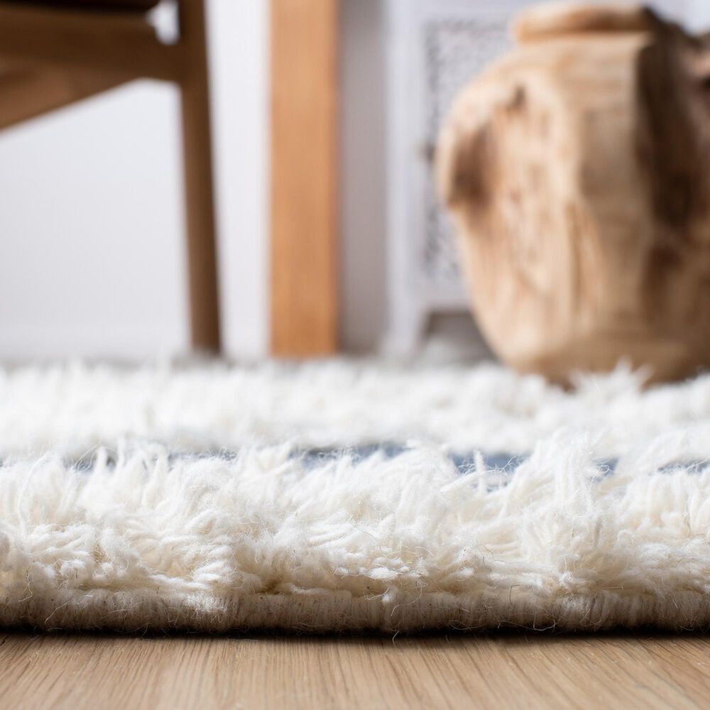 Safavieh Natura NAT679A 3&#39; x 5&#39; Ivory and Blue Area Rug, , large