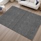 Dalyn Rug Company Soft Essentials Solid Graphite 3" x 5" Area Rug, , large
