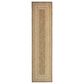Nourison Horizon HOZ03 Natural 2" x 6" Indoor/Outdoor Runner, , large