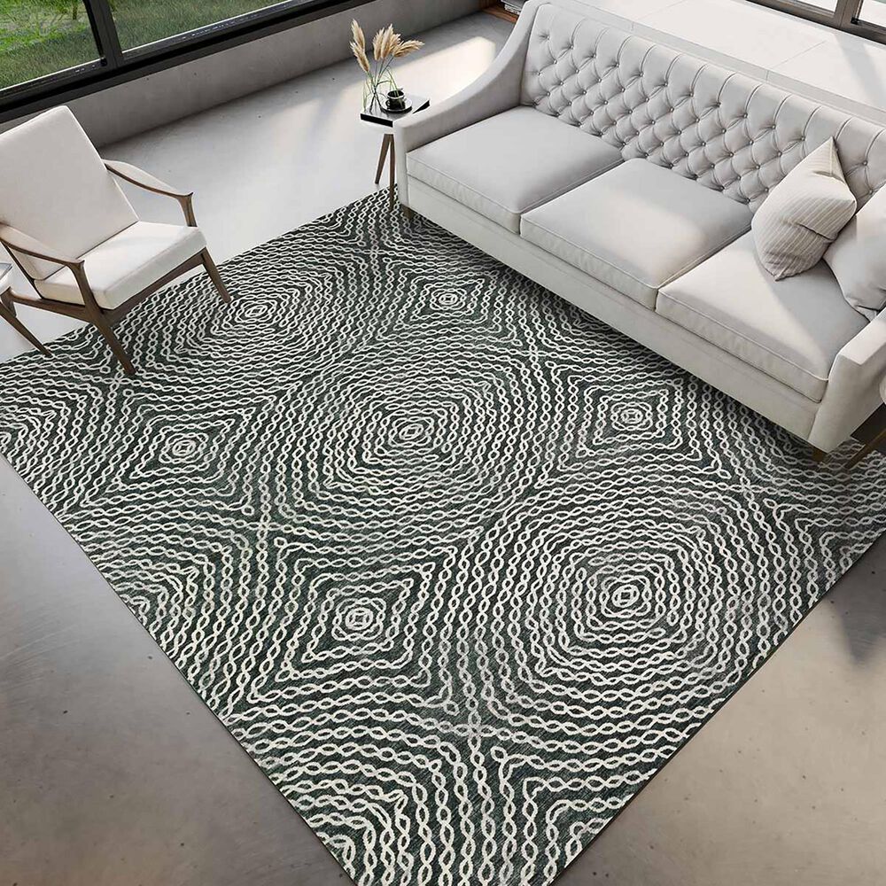 Dalyn Rug Company Brisbane BR3 3&#39; x 5&#39; Midnight Area Rug, , large