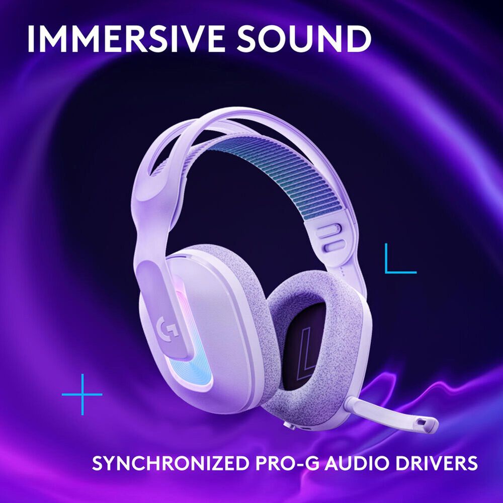 Logitech G5 Series G522 Lightspeed Wireless Gaming Headset with Lightsync RGB in White, , large