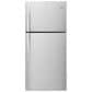Whirlpool 19 Cu. Ft. Top-Freezer Refrigerator with LED Interior Lighting in Metallic Steel, , large