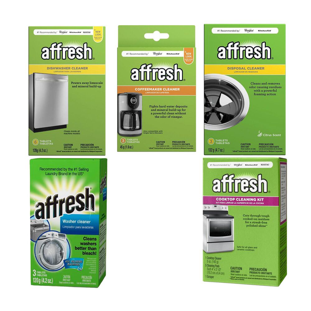 Whirlpool 6 Month Affresh Home Appliance Cleaning Kit, , large