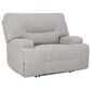 Ashley Acklen Place Power Recliner in Pewter, , large