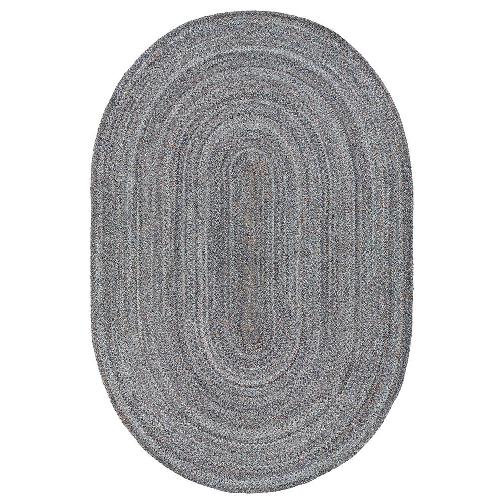 Surya Azalea 6" x 9" Oval Brown, Gray, Black and Cream Area Rug, , large