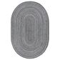 Surya Azalea 6" x 9" Oval Brown, Gray, Black and Cream Area Rug, , large