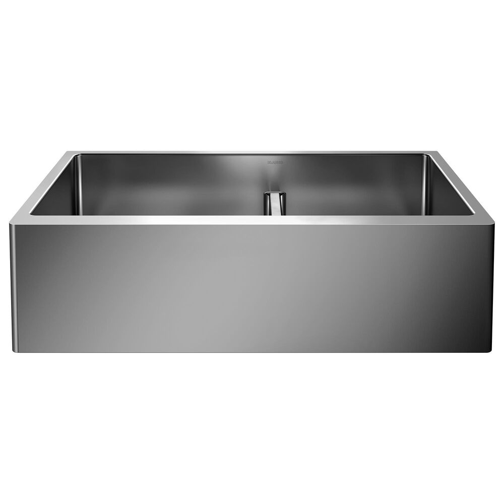 Blanco Quatrus 33" R15 Apron 1-3/4 with Low Divide Sink in Refined Brushed, , large
