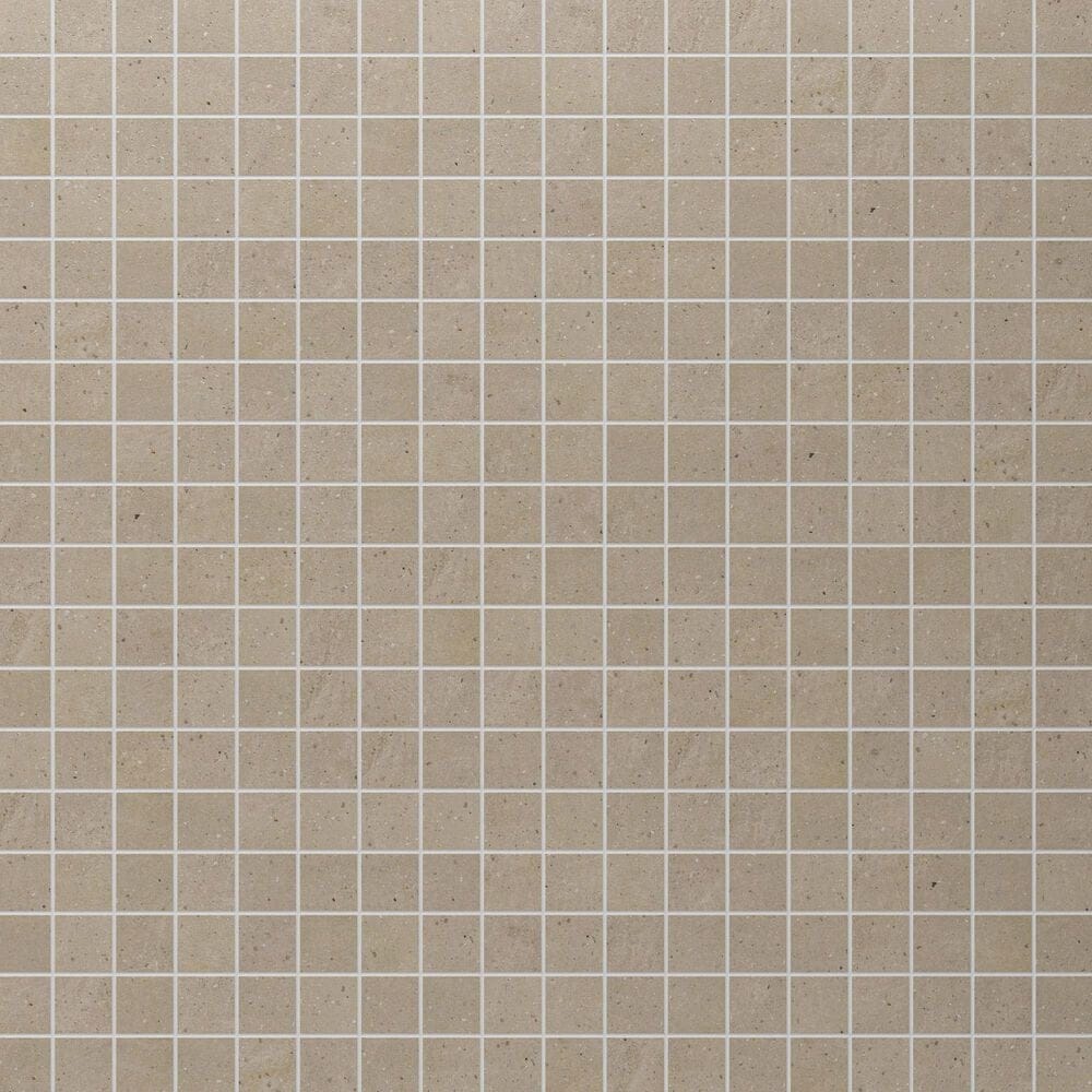 Dal-Tile Exposition Gesso 2" x 2" Straight Joint on 12" x 12" Porcelain Mosaic Sheet, , large