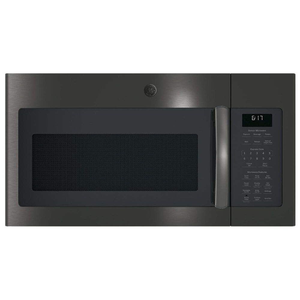 GE Appliances 1.7 Cu. Ft. Over The Range Sensor Microwave Oven in Black