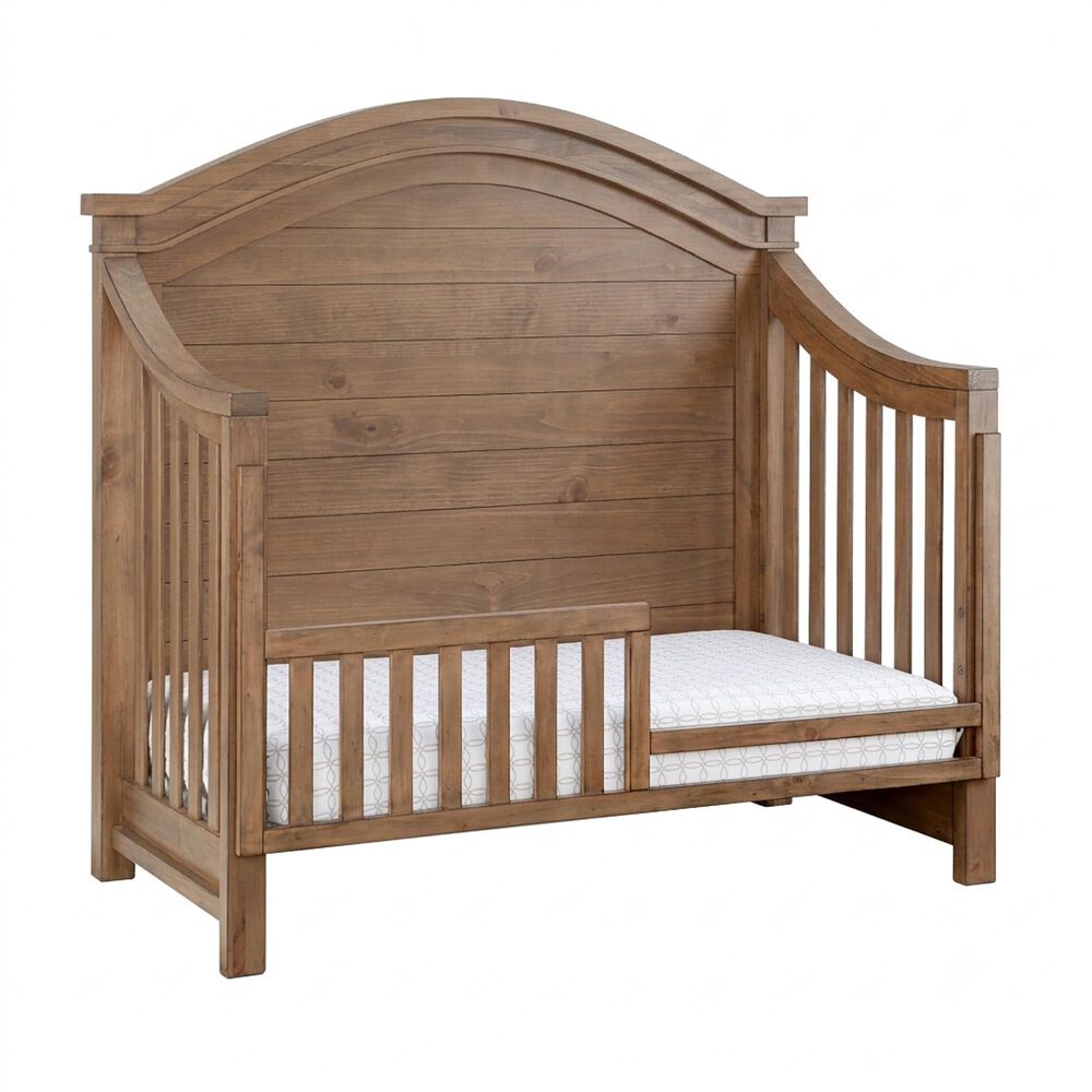Baby Appleseed Rowan Arch Top 4-in-1 Convertible Crib in Sandwash, , large