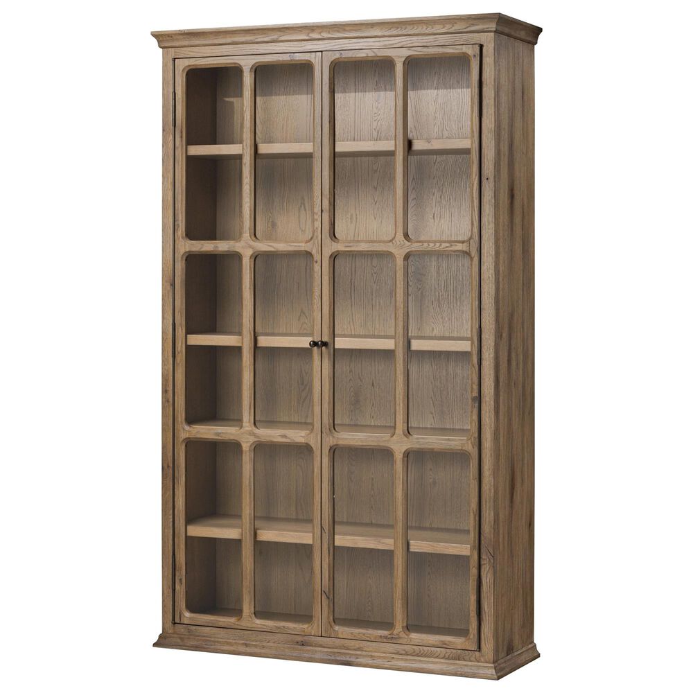 Four Hands Dawes 2-Door Cabinet in Weathered Oak, , large