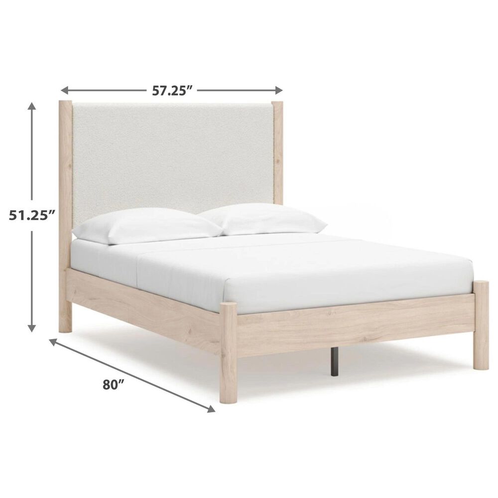 Ashley Cadmori Full Platform Bed in Brown and White, , large