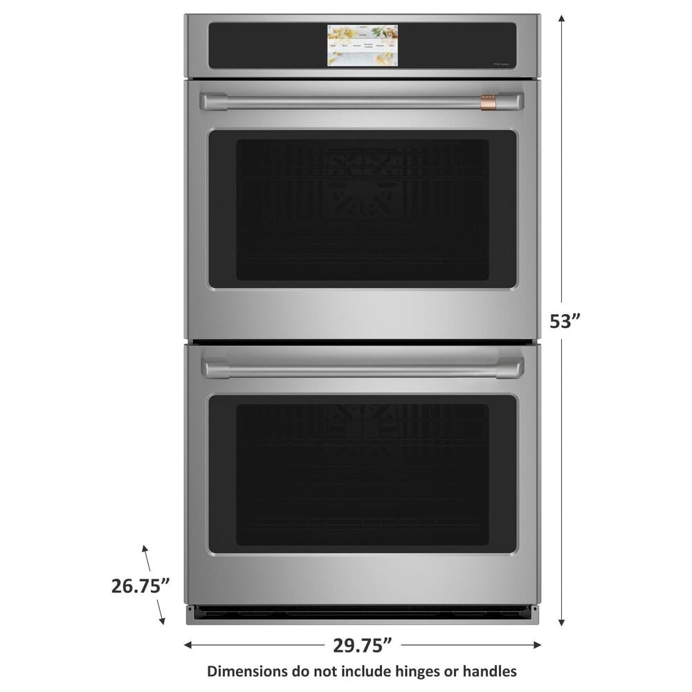 Cafe 30&quot; Built-In Convection Double Wall Oven in Stainless Steel, , large