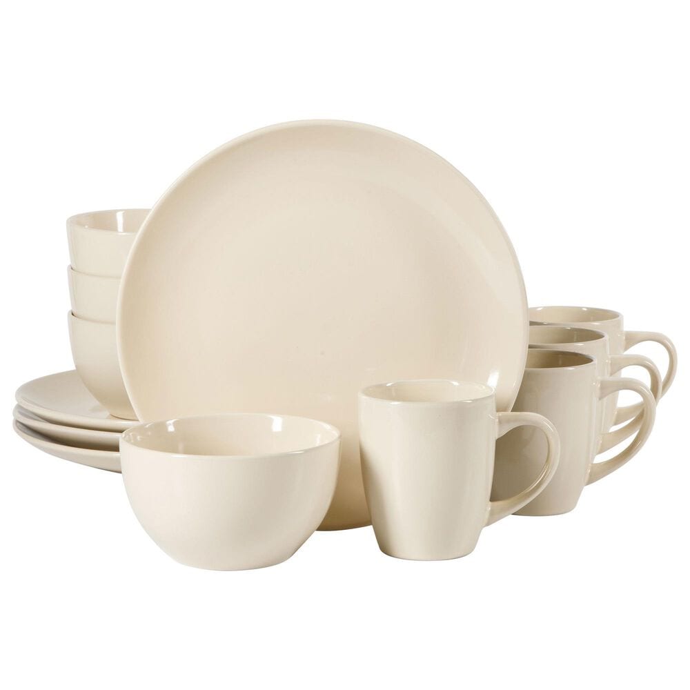 Gibson Overseas, Inc Everyday Plus 12-Piece Dinnerware Set in Cream, , large