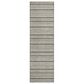 Dalyn Rug Company Soft Essentials Striped Granite 2"3" x 7"6" Indoor/Outdoor Runner, , large