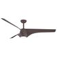 Minka-Aire Airewave 65" Ceiling Fan with LED Light in Dark Maple, , large
