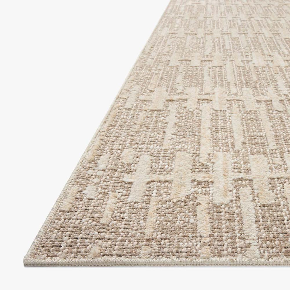 Amber Lewis x Loloi Bexley Taupe and Natural 2'7" x 4' Area Rug, , large
