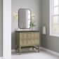 James Martin Vanities Emmeline 36" Single Bathroom Vanity in Pebble Oak with 3 cm Charcoal Soapstone Quartz Top and Rectangular Sink, , large