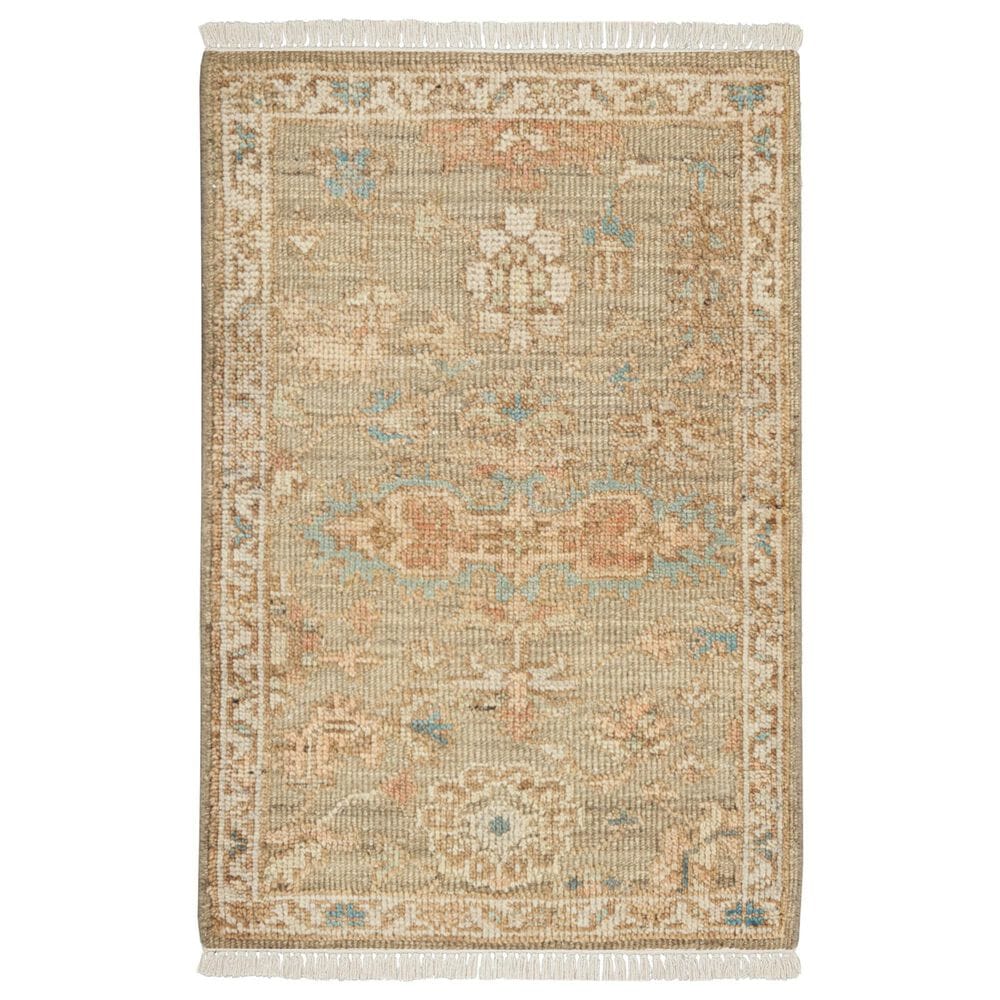 Nourison Heritage Vine HTV04 Charcoal 2" x 3" Area Rug, , large