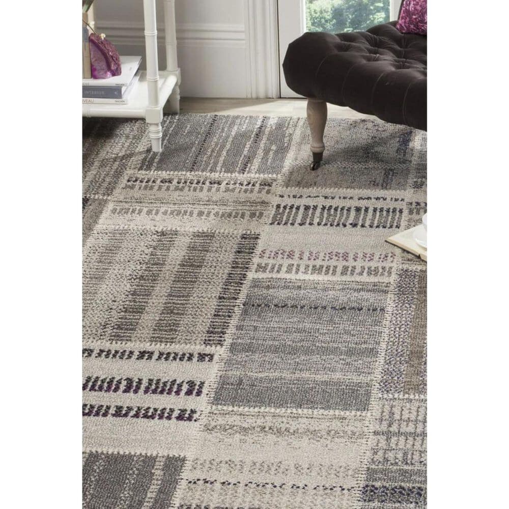 Safavieh Monaco MNC215G-5 5"1" x 7"7" Grey/Multi Area Rug, , large