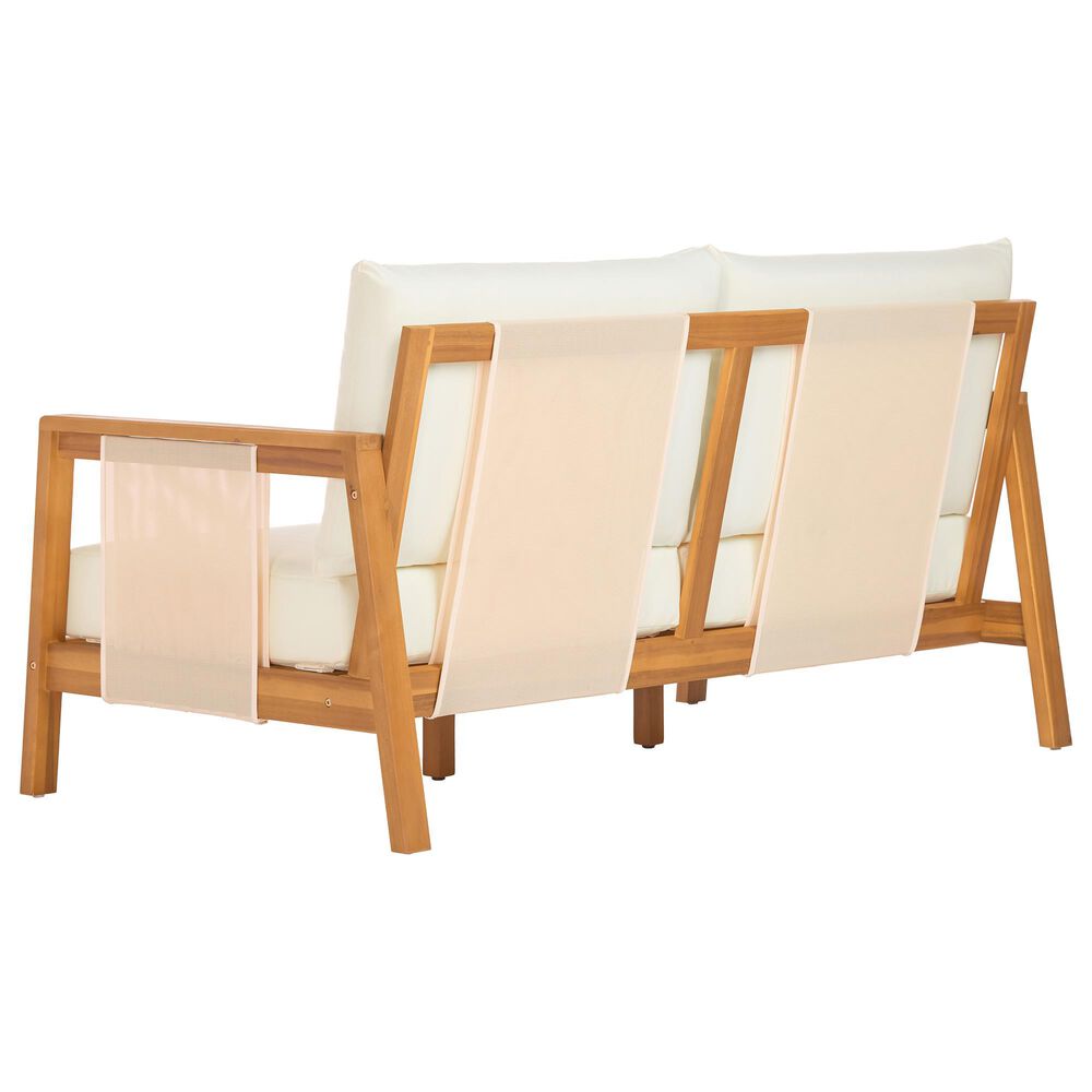 HOMLUX 2-Piece Outdoor Conversation Set with Cushions in Brown and Beige, , large