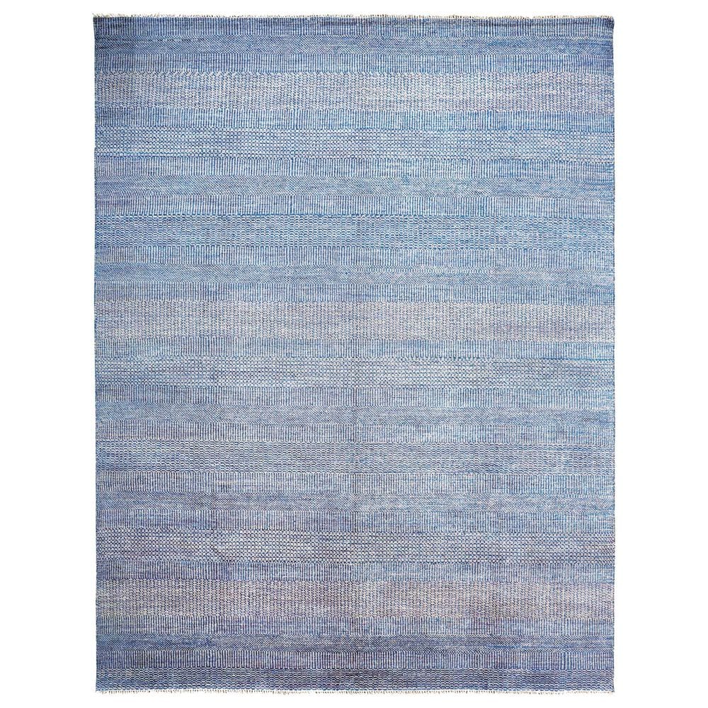 Feizy Janson 5"6" x 8"6" Silver and Navy Area Rug, , large