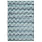 Safavieh Montauk Geometric 4" x 6" Turquoise and Multicolor Area Rug, , large