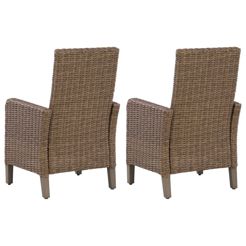 Ashley Laguna Heights Patio Arm Chair in Beige (Set of 2), , large