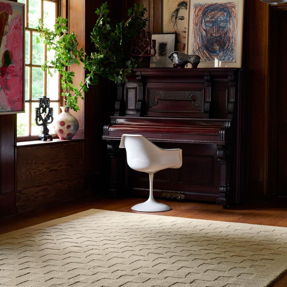 Loloi Craven Oatmeal and Dove 2'6" x 7'6" Runner, , large