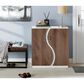 Furniture of America Edwards 8-Shelf Shoe Cabinet in White, , large