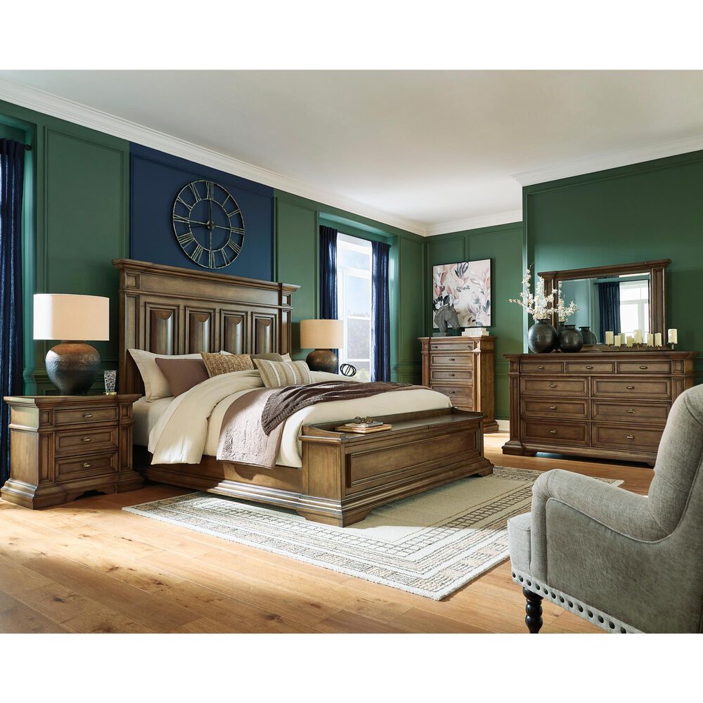 Millenium Frantanna 9 Drawer Dresser and Mirror in Brown, , large