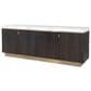 Century Cadence Credenza in Mocha and Antique Brass, , large